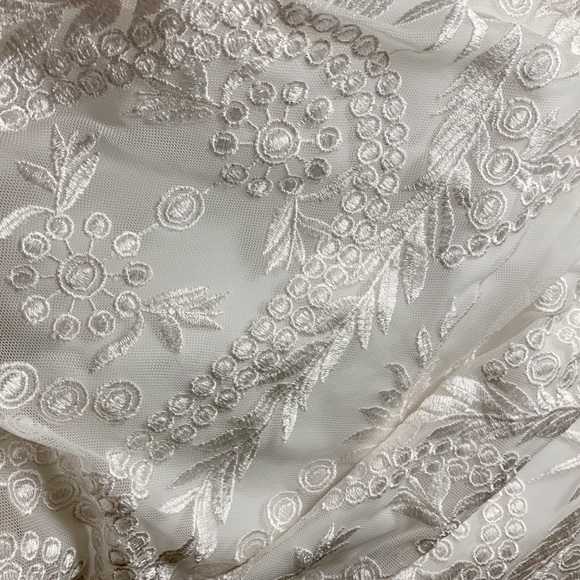 Designer mini formal White Dress - Picture 6 of 6